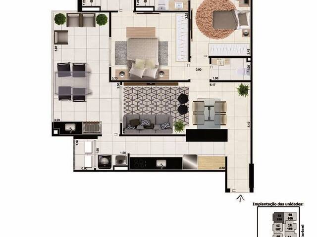 #P46MNCO - Apartamento para Venda em Praia Grande - SP - 2