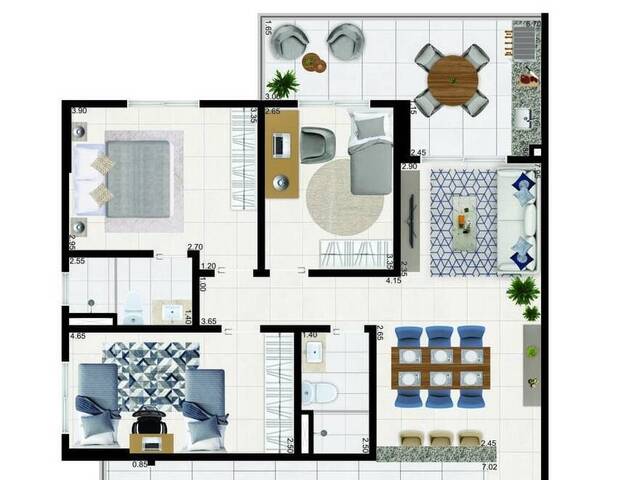 Apartamento para Venda em Praia Grande - 5